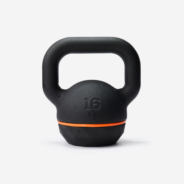 Dökme Demir ve Kauçuk Tabanlı Kettlebell - 16 kg