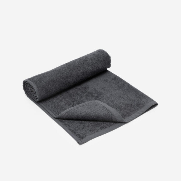Pamuklu Spor Havlusu - Gri - 90x50 Cm