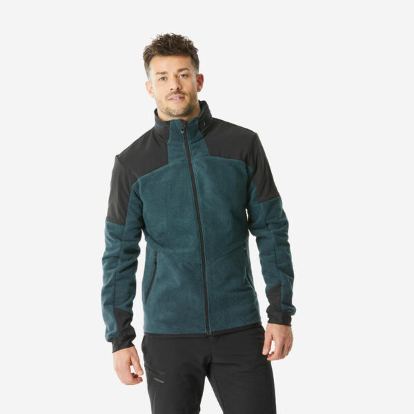 Erkek Sıcak Tutan Outdoor Polar Mont - Yeşil - MH500 Mountain