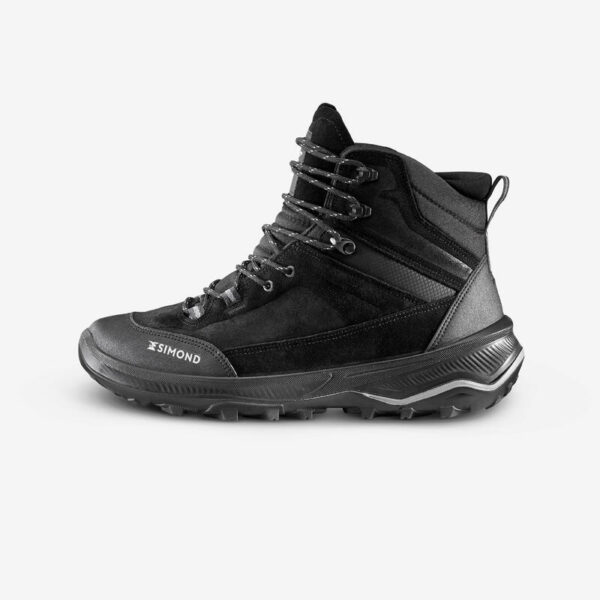 Erkek Su Geçirmez Outdoor Deri Bot - Siyah - MT100