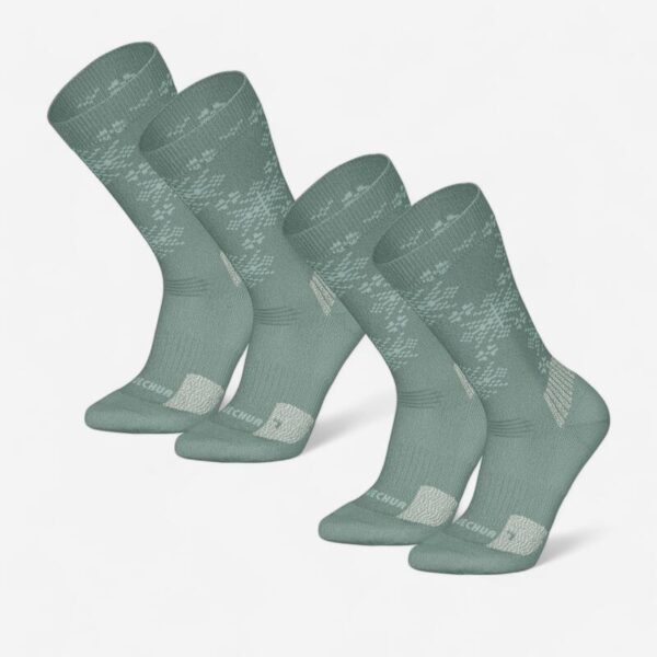 Outdoor Orta Boy Termal Çorap - Yeşil - SH500 Mid