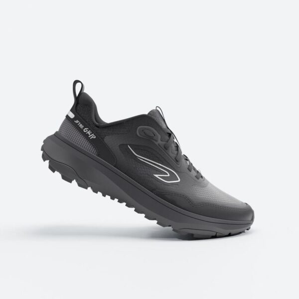 Erkek Koşu/Arazi Koşusu Ayakkabısı - Siyah - Kiprun JF 190 Grip Full Black