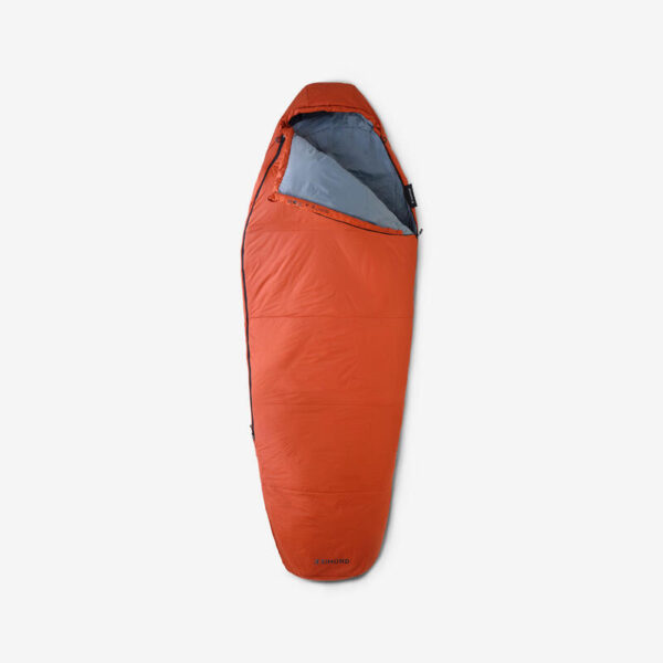 Outdoor Trekking Sentetik Uyku Tulumu - Kahverengi - MT500 10 °C Konfor