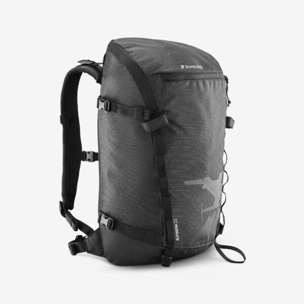 Tırmanış Sırt Çantası - 22 Litre - Siyah - Alpinism