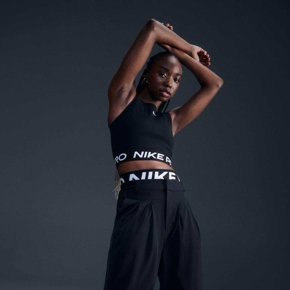 تاپ تمرینی مشکی زنانه Nike Pro Dri-FIT