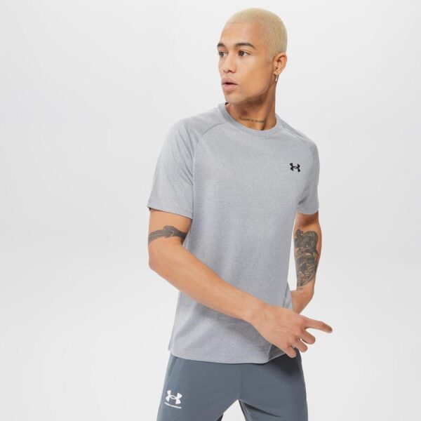 Under Armour Tech 2.0 Erkek Gri Antrenman T-Shirt