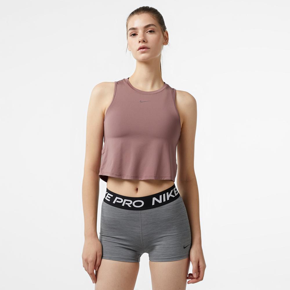 تاپ تمرینی بنفش زنانه Nike One کلاسیک Dri-Fit