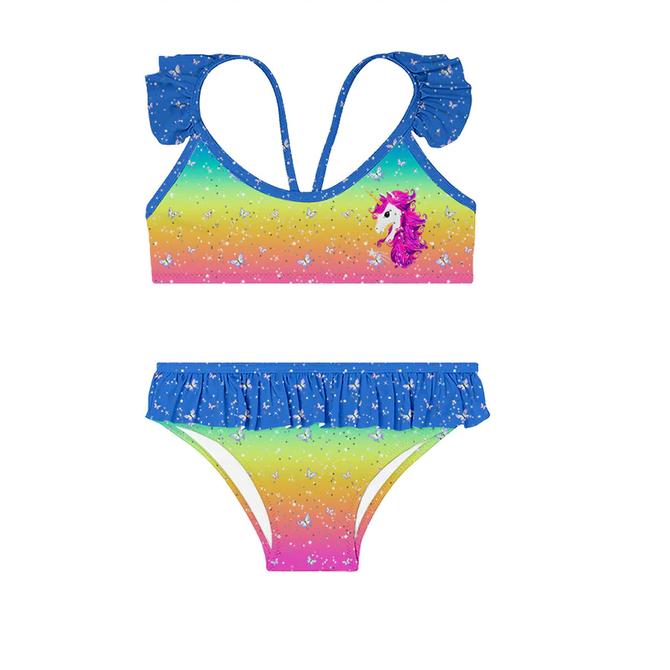 بیکینی دخترانه Slipstop Pammy – رنگارنگ