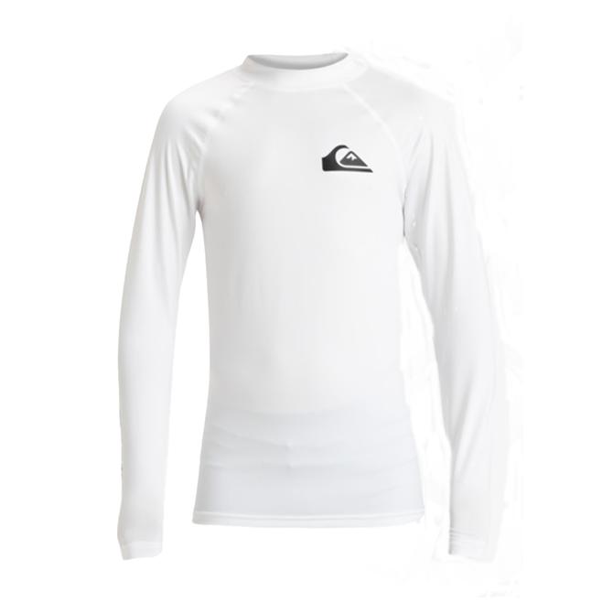 کویکسیلور Everyday Upf50 Ls پسر جوانان سفید لیکرا...