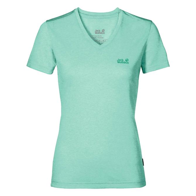 تی شرت آبی زنانه جک ولفاسکین کراس استریل...