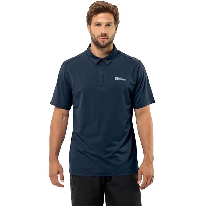 پیراهن پولو نارنجی مردانه جک ولفاسکین دلگمی –...