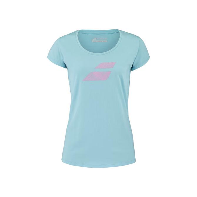 تی شرت آبی زنانه پرچم ورزشی Babolat –...