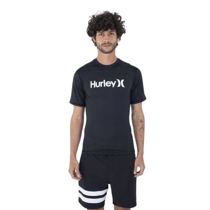 لایکرا مشکی مردانه Hurley Oao Quickdry Rashguard –...