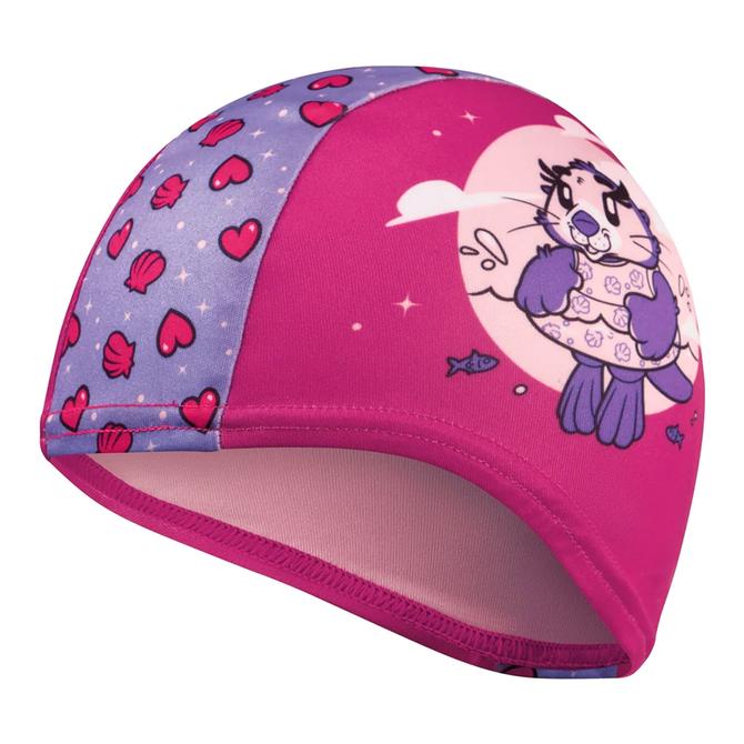 کلاه شنا صورتی کودکان یونیسکس پلی چاپی Speedo...