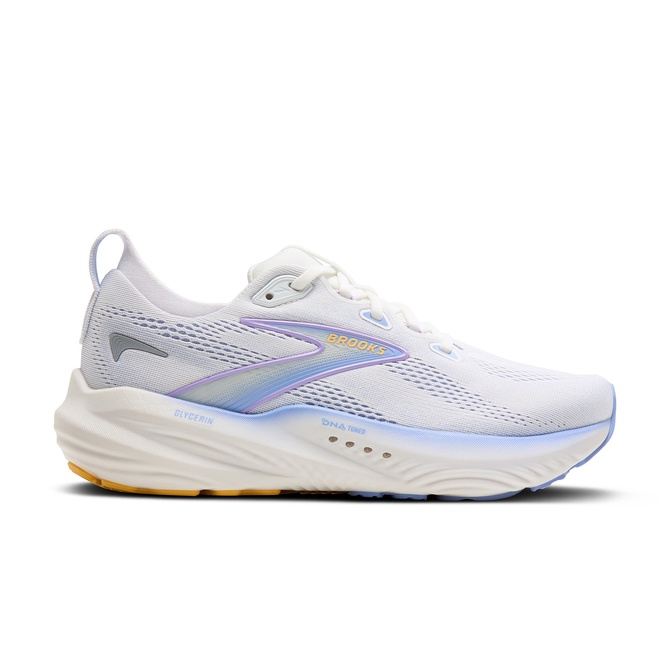 کفش دویدن جاده ای سفید زنانه بروکس گلیسیرین 22 – سفید