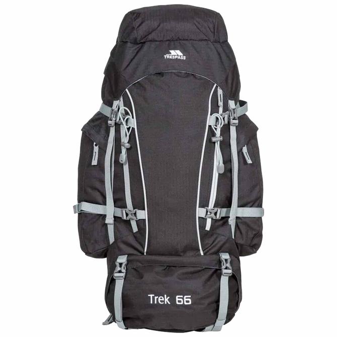 کوله پشتی Trespass Trek 66 – 66 لیتری کوله پشتی یونیسکس خاکستری – خاکستری