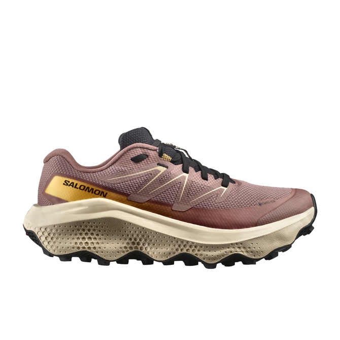 کفش دویدن تریل قرمز زنانه Salomon Ultra Flow 2 GORE-TEX – بورگوندی